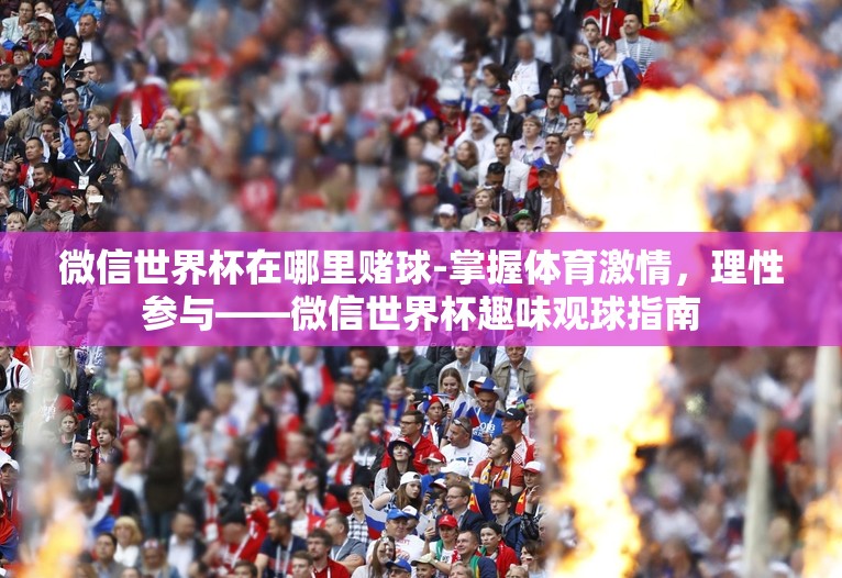 微信世界杯在哪里赌球-掌握体育激情，理性参与——微信世界杯趣味观球指南