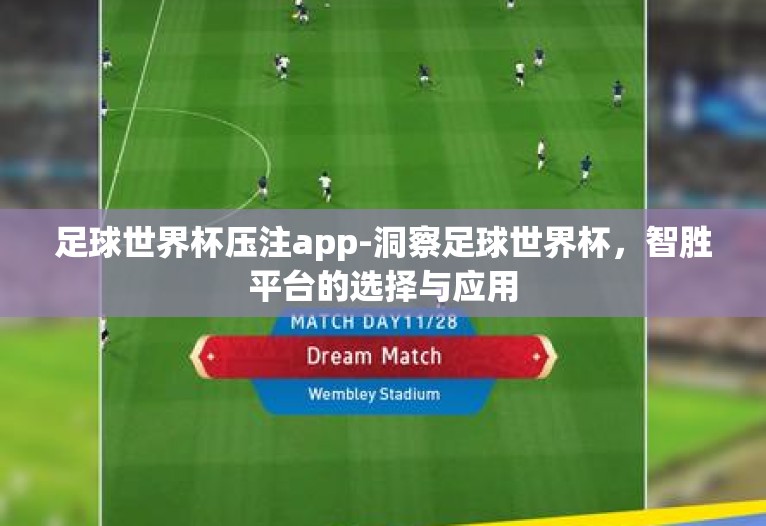 足球世界杯压注app-洞察足球世界杯,智胜平台的选择与应用 足球世界杯压注app-洞察足球世界杯,智胜平台的选择与应用