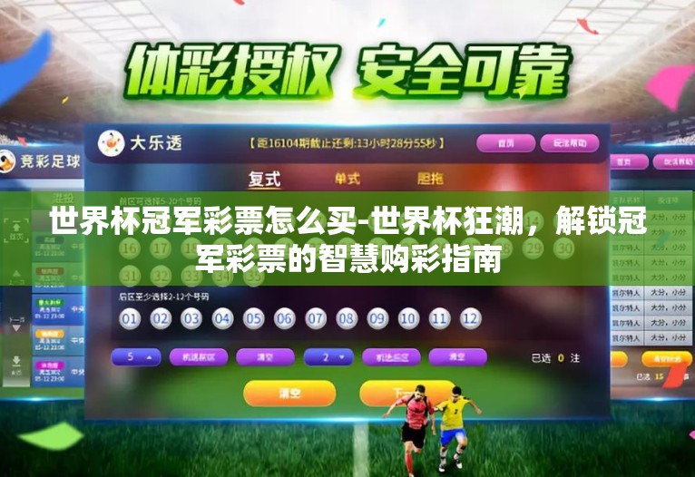 世界杯冠军彩票怎么买-世界杯狂潮，解锁冠军彩票的智慧购彩指南
