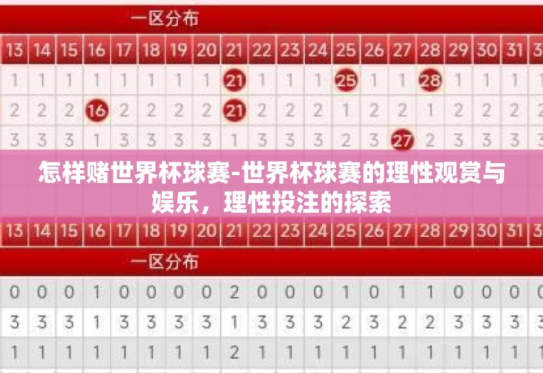怎样赌世界杯球赛-世界杯球赛的理性观赏与娱乐，理性投注的探索