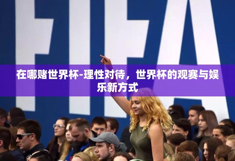 在哪赌世界杯-理性对待，世界杯的观赛与娱乐新方式