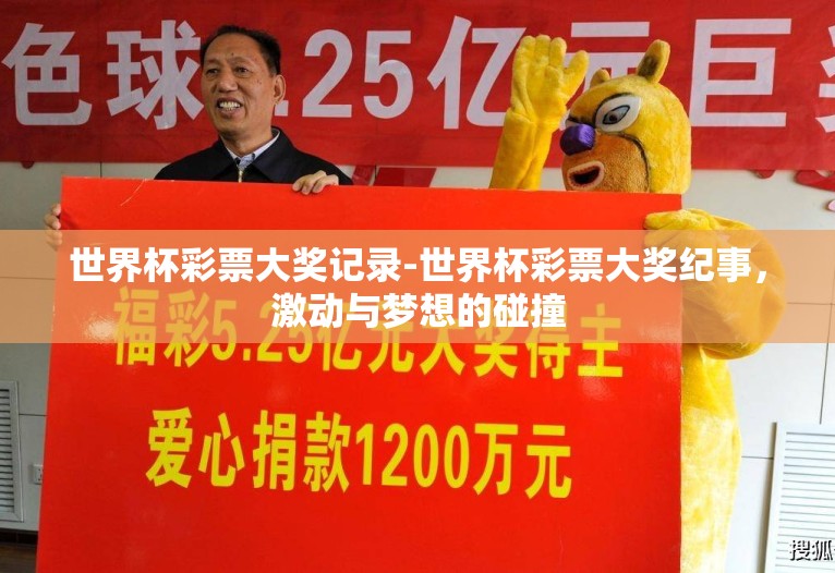 世界杯彩票大奖记录-世界杯彩票大奖纪事，激动与梦想的碰撞