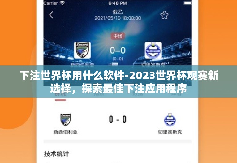 下注世界杯用什么软件-2023世界杯观赛新选择，探索最佳下注应用程序