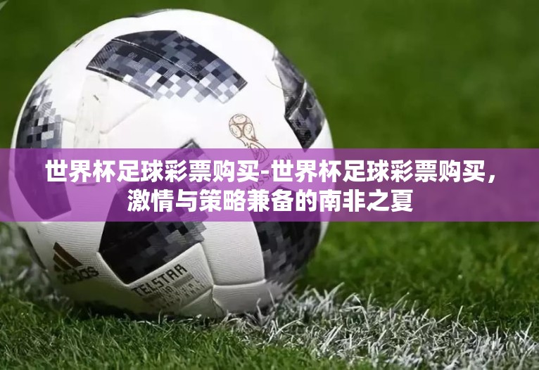 世界杯足球彩票购买-世界杯足球彩票购买,激情与策略兼备的南非之夏 世界杯足球彩票购买-世界杯足球彩票购买,激情与策略兼备的南非之夏