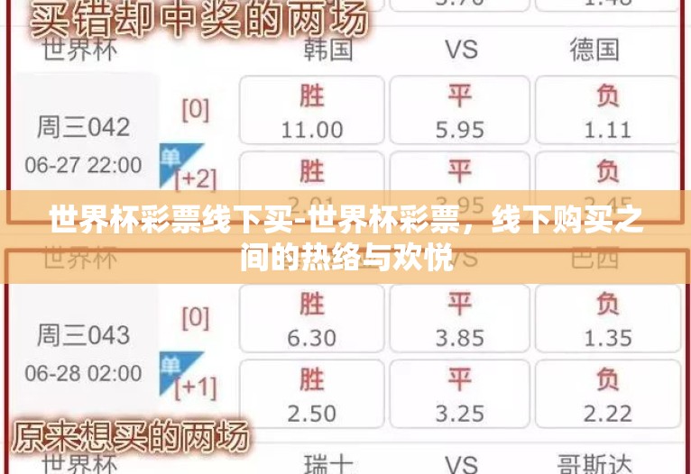 世界杯彩票线下买-世界杯彩票,线下购买之间的热络与欢悦 世界杯彩票线下买-世界杯彩票,线下购买之间的热络与欢悦