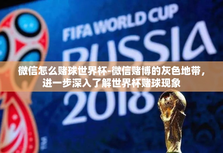 微信怎么赌球世界杯-微信赌博的灰色地带，进一步深入了解世界杯赌球现象