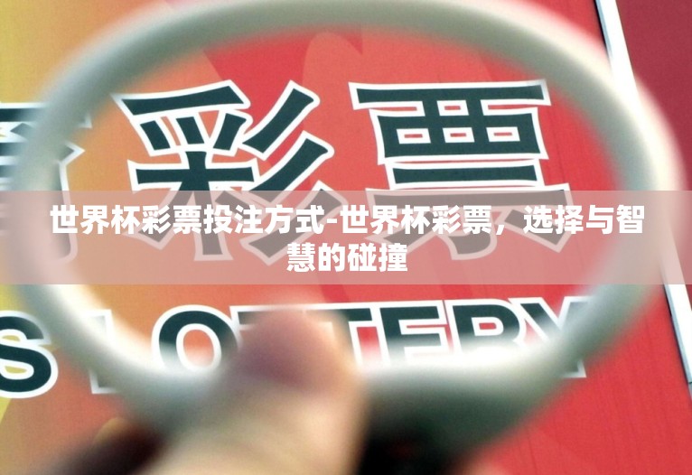 世界杯彩票投注方式-世界杯彩票，选择与智慧的碰撞