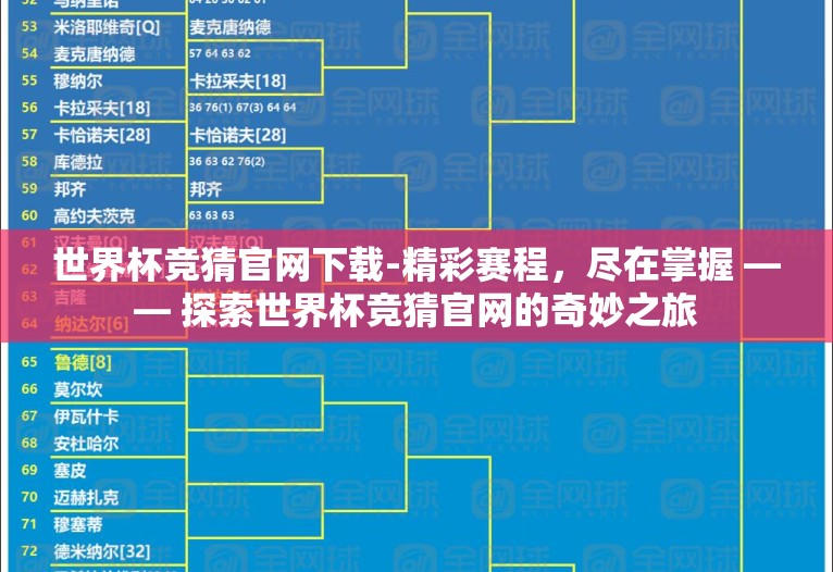 世界杯竞猜官网下载-精彩赛程,尽在掌握 —— 探索世界杯竞猜官网的奇妙之旅 世界杯竞猜官网下载-精彩赛程,尽在掌握 —— 探索世界杯竞猜官网的奇妙之旅