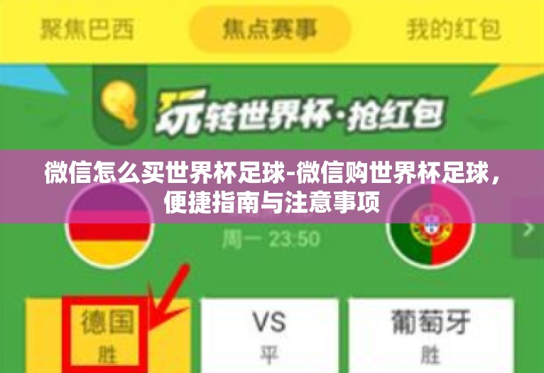 微信怎么买世界杯足球-微信购世界杯足球,便捷指南与注意事项 微信怎么买世界杯足球-微信购世界杯足球,便捷指南与注意事项