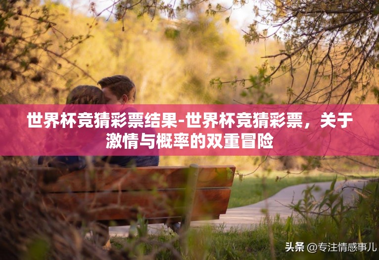 世界杯竞猜彩票结果-世界杯竞猜彩票，关于激情与概率的双重冒险