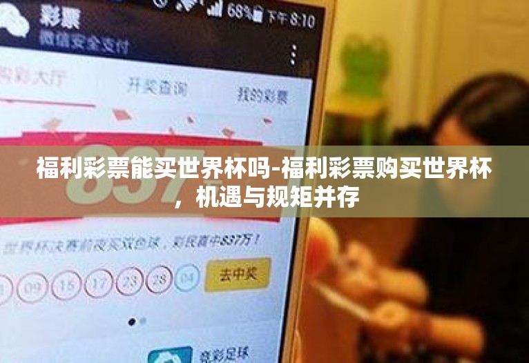 福利彩票能买世界杯吗-福利彩票购买世界杯，机遇与规矩并存
