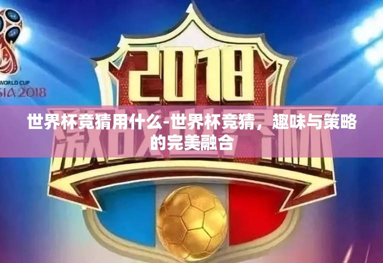 世界杯竞猜用什么-世界杯竞猜，趣味与策略的完美融合